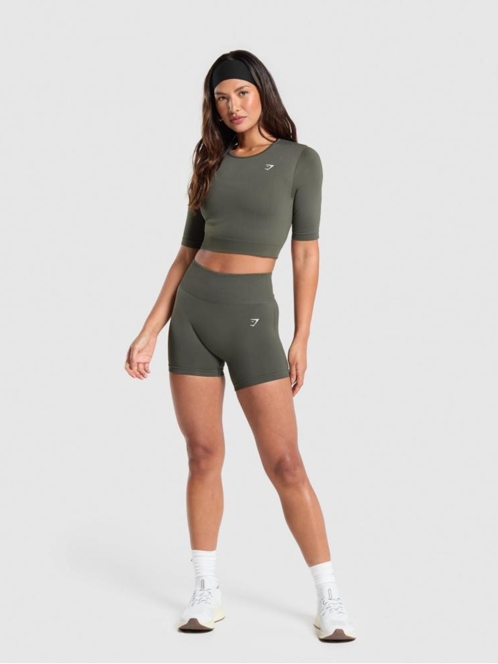 Gymshark Everyday Seamless Crop Top &  Shorts Set
